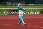 Women and Girls javelin, 2021 North Eastern Track and Field Champs., Middesbrough. Photo: David T. Hewitson/Sports for All Pics